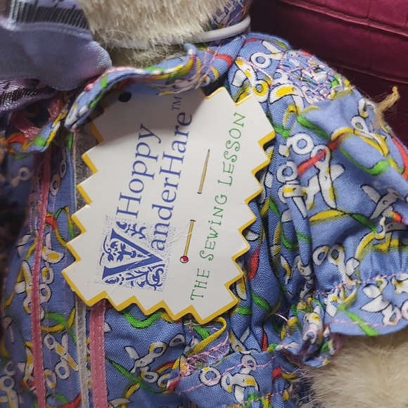 Hoppy VanderHare Sewing Lesson Bunny! From the Muffy Collection! - Picture 7 of 11